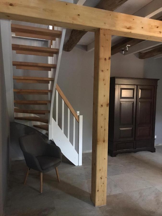 Fachwerk-Maisonette-Wohnung -Zur Tenne- Rieste Bagian luar foto